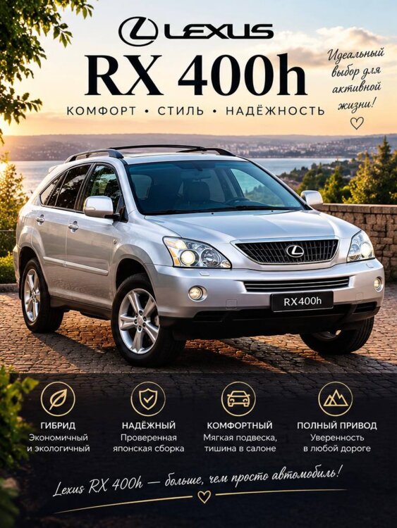 Продам Lexus RX400h 2005г