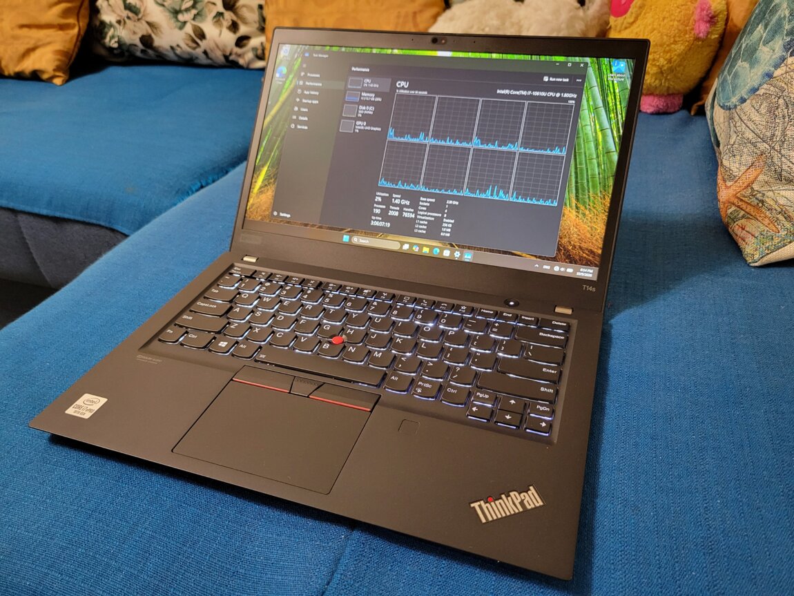 ThinkPad T14s, Core i7 8x4.9 GHz, 16GB, 512GB NVMe, FHD + Win 11 Pro