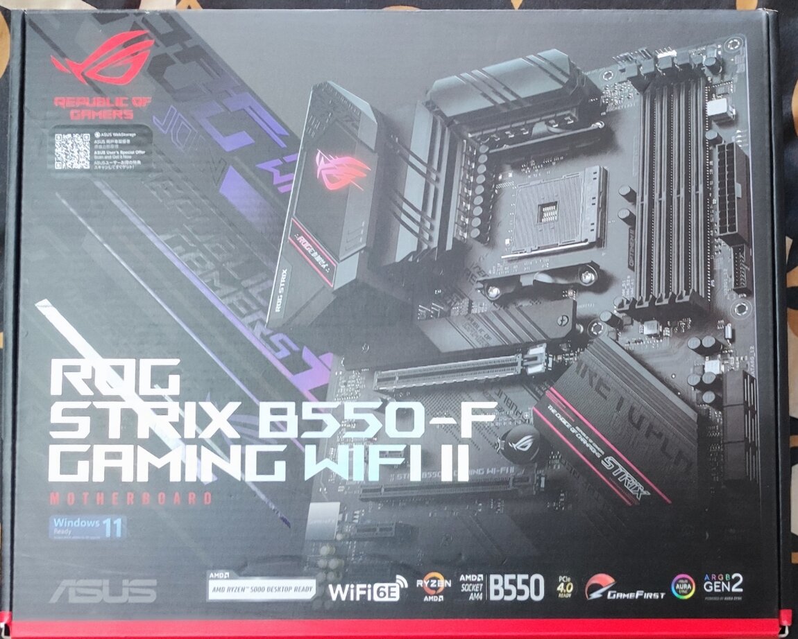 Ryzen 7 5700x3D + Asus Strix B550F Gaming WiFi + 32ГБ DDR4 + GT1030