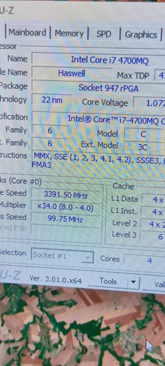 Процессор i7 4700MQ и intel core i3 2348m