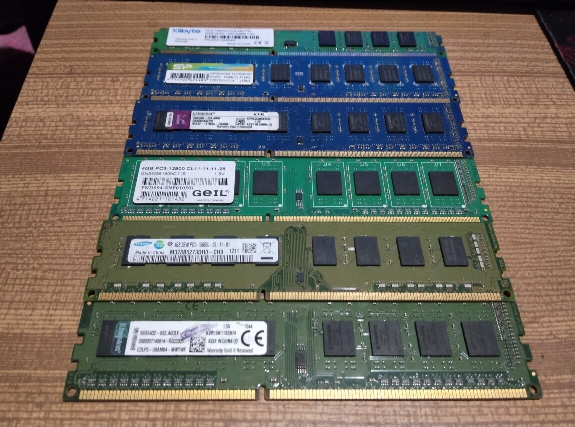 DDR2 1\2GB для ПК и ноутбука, DDR3 1333\1600 4Gb