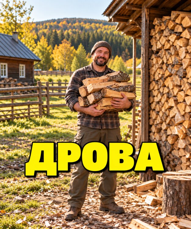 Дрова разных пород. Доставка