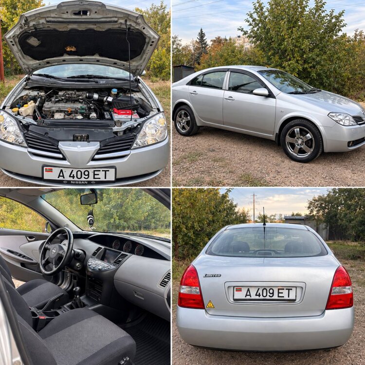 Nissan Primera P12 • 2003 год • 1.8 бензин/газ (метан) • Механика