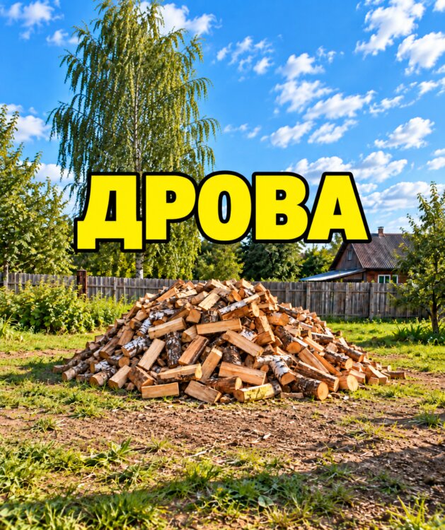 Дрова разных пород с доставкой. Дрова сухие