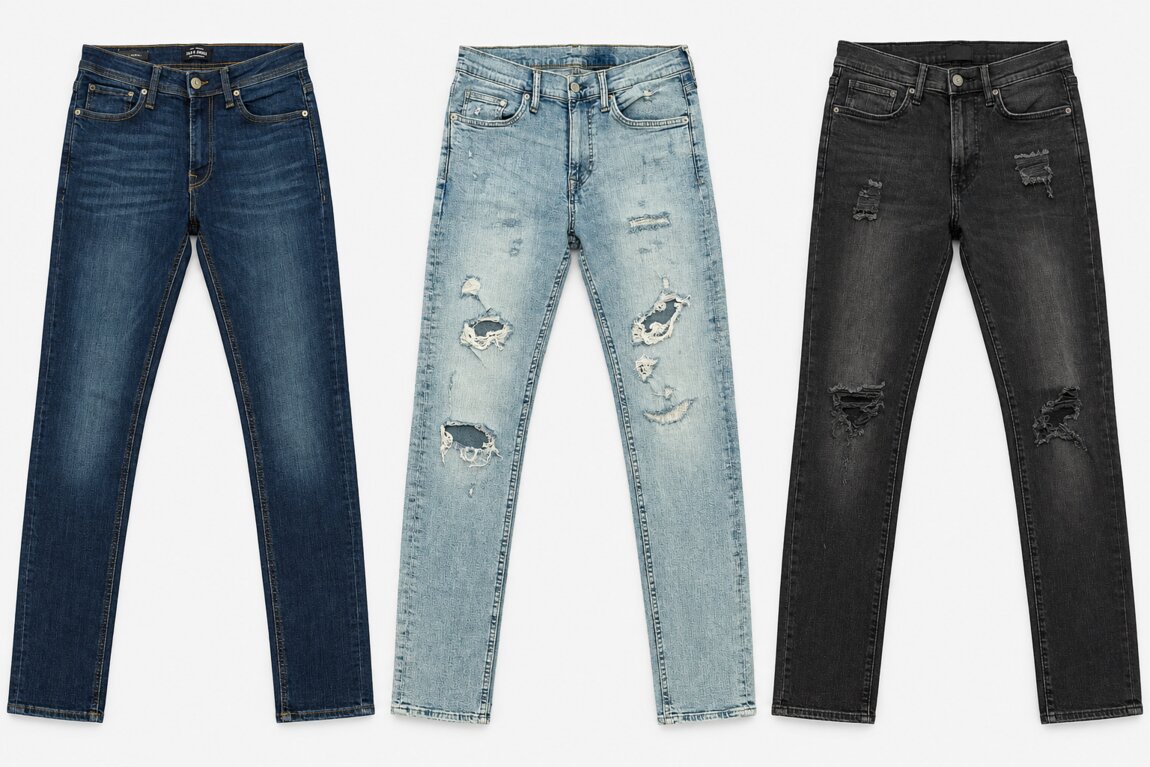 Продам Новые мужские стрейч-джинсы в размерах 31–32. H&M, JACK & JONES