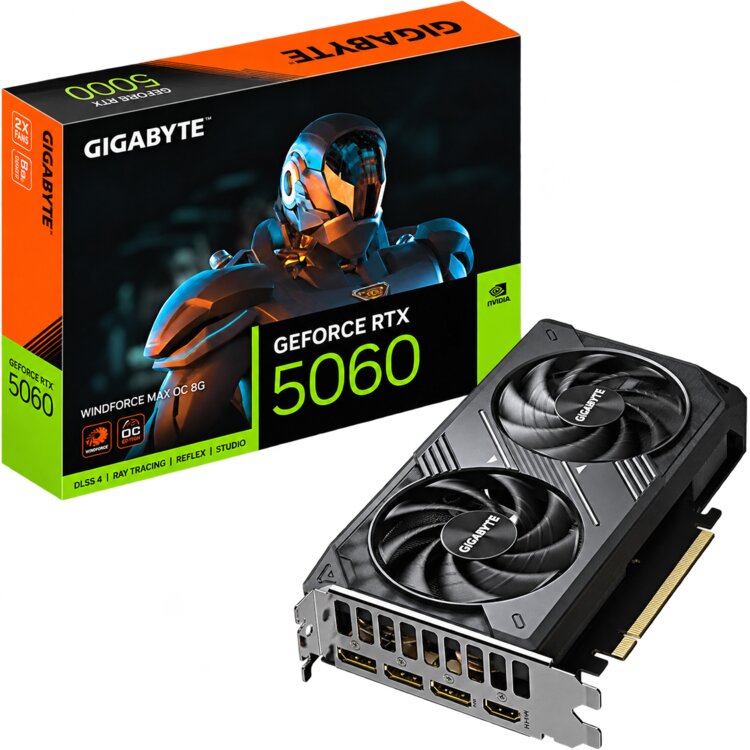 Gigabyte GeForce RTX 5060 WINDFORCE MAX OC 8G