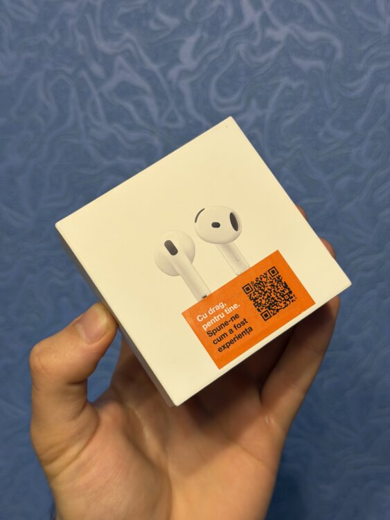 Запечатанные! Air Pods 4 - 24 месяца гарантия Orange!