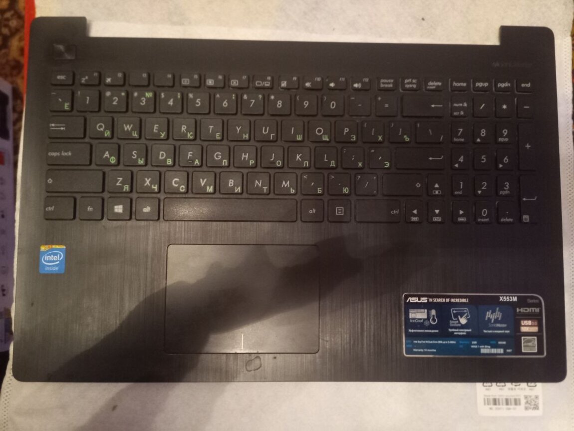 Клавиатура для ноутбука ASUS б. у.