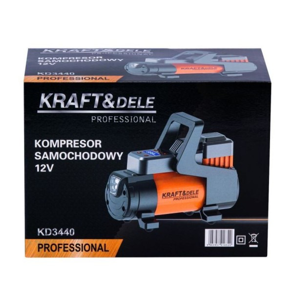 Компрессор автомобильный 12V Kraft&Dele KD3440