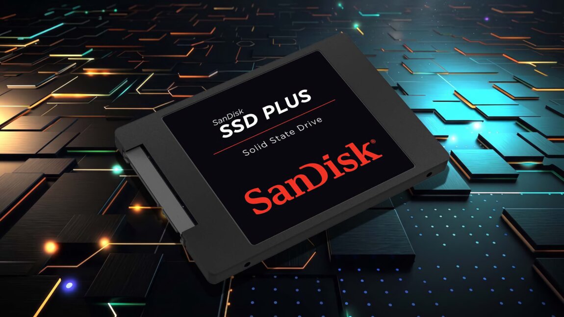 SSD диск Sandisk PLUS 1TB 2.5" SATA III.
