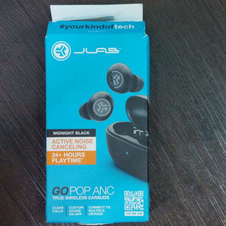 Продаются беспроводные наушники JLab Go Pop ANC Midnight Black