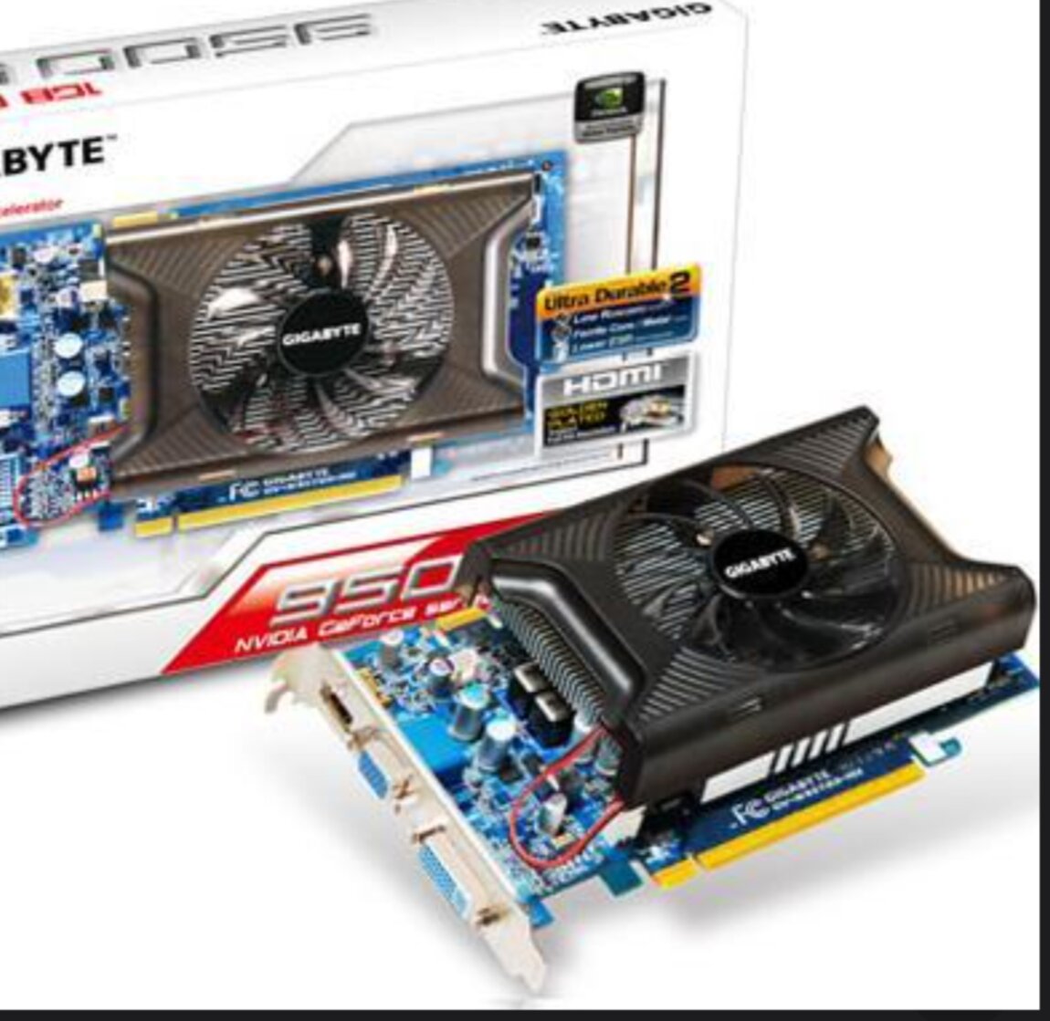 Видеокарта GiGABYTE GeForce 9500-1 Gb; Игровая; Все Современные выходы