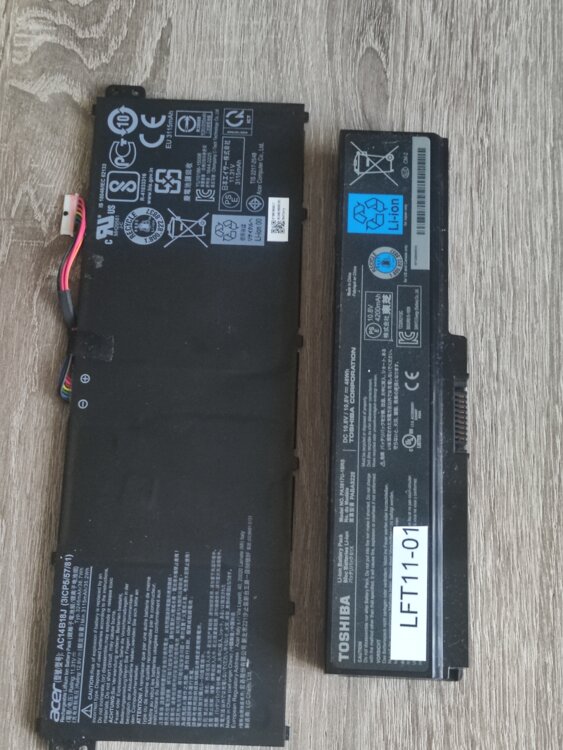 Аккумуляторные батареи для Ноутбуков / Aser/Toshiba