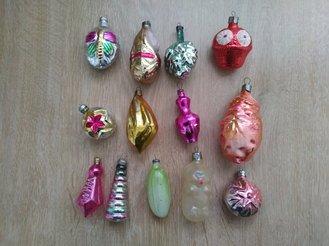 Елочные игрушки СССР