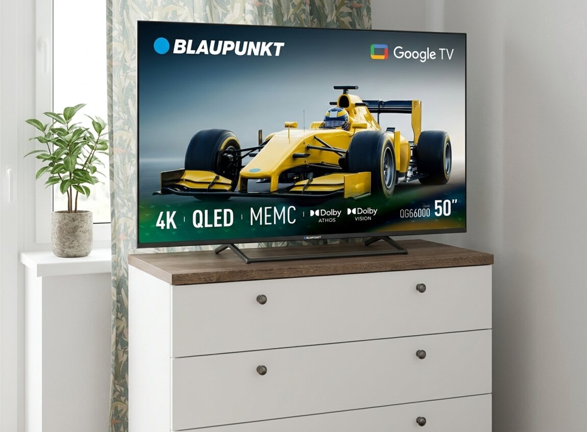 СРОЧНО ПРОДАМ ТЕЛЕВИЗОР 4K UHD QLED SMART Blaupunkt 50QBG6000 ИДЕАЛЕН