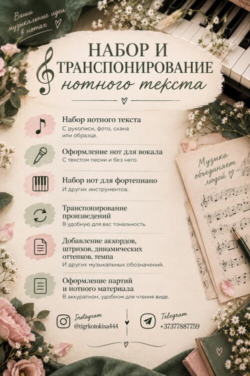Нужно быстро оформить ноты?