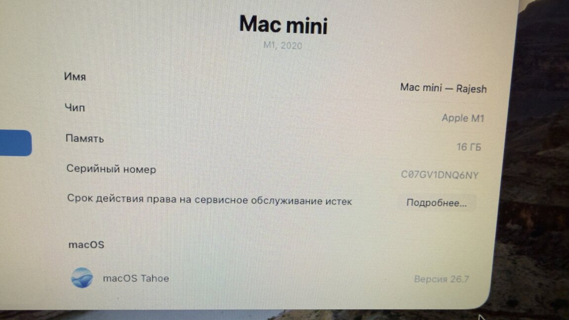 Mac mini M1