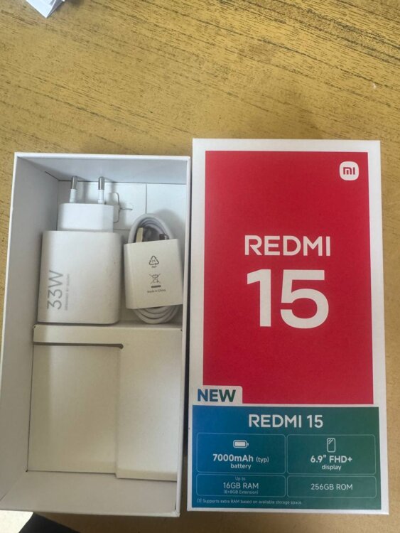 Новый Redmi 15 8/256 gb на гарантии