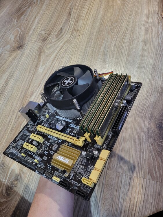 Игровой комплект - Asus b 85, i5 4690, 16 ddr3 + охлаждение xilance