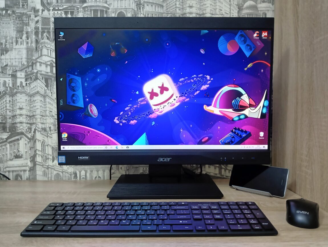 6-ядер ACER Моноблок! Core™ i5-8400/ 24"Full HD/ 16gb DDR4/ 256gb Nvme