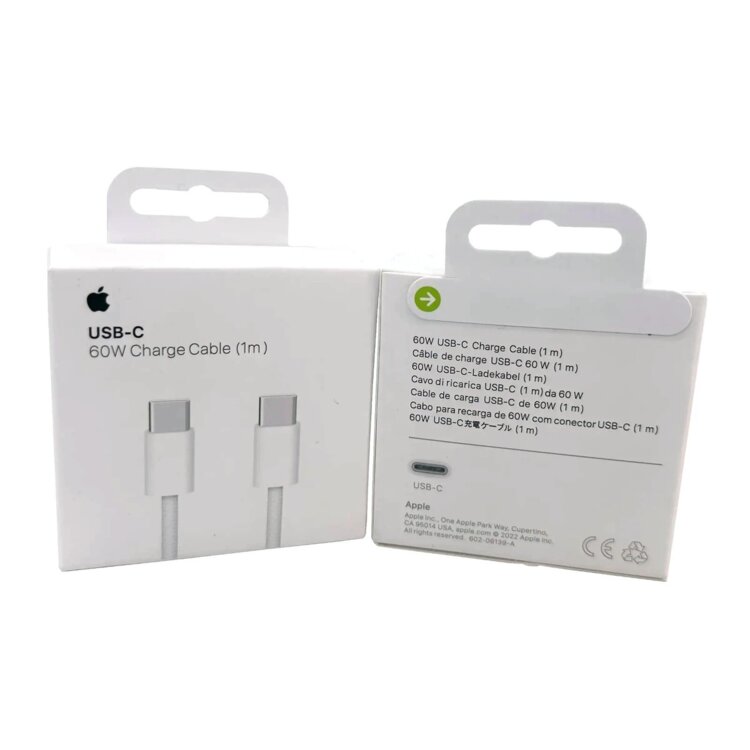 Оригинальный кабель Apple 60W USB-C (MW493ZM/A)