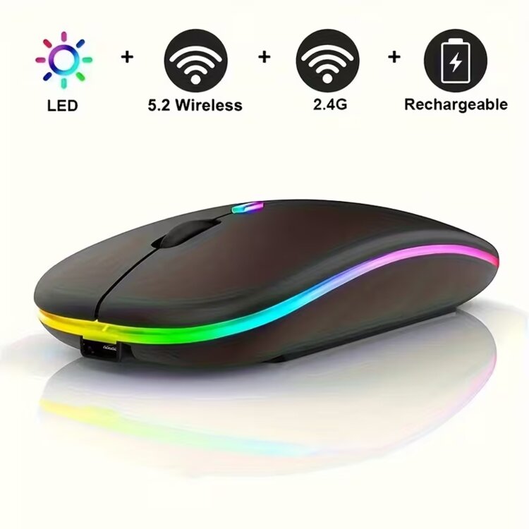 НОВАЯ Беспроводная мышь BT + WiFi