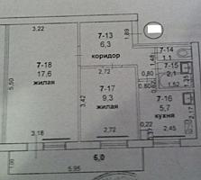 Продам 2-ком. кв. 3/5 Центр г. Бендеры.