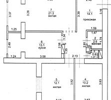 3–комн. квартира, 1/6, новострой, серый вариант, Балка