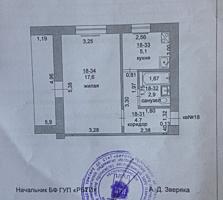 1-комнатная кв. 33.3/17.6/5.1 балкон 5м, от собственника.