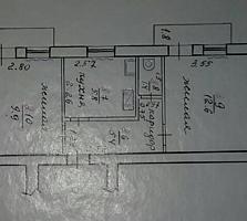 Продам 2-ком. кв. 3/3 Центр г. Бендеры частичные удобства.