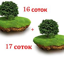 Терновка: 2 соседних участка (16 и 17 соток) по ул. Чкалова.