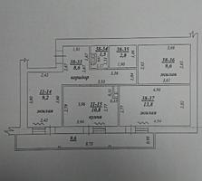 3-КОМ. КВАРТИРА серый вариант. УЛ. ТЕКСТИЛЬЩИКОВ. НЕДОРОГО