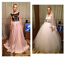 Rochie de mireasa+rochie de seara+accesorii! Vind la pret accesibil!