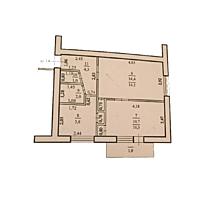 Buiucani, regiunea Flacara! Apartament cu 2 odai, etajul 4/5, cotilet.
