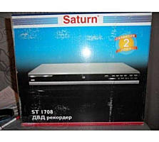 Пишущий DVD+RW рекордер "Saturn ST 1708". Новый, в упаковке.