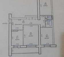 3 комн. квартира, г. Тирасполь Чешка, хорошая планировка