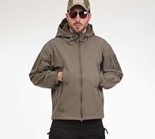 Ветровка тактическая теплая на флисе