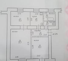 Продается 3-комнатная, ул 25 Октября, под ремонт.