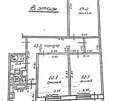 3-комнатная квартира на Шелковом, 8/9 эт., 71/42/6,7