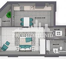 Apartament spre vânzare, 1 cameră separată, amplasat într-o zonă cu