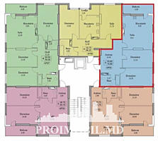 Spre vânzare apartament cu 3 camere în complexul rezidențial "Li