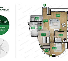 Vă propunem acest apartament cu 3 camere în Complexul Solomon ...