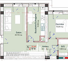 Bloc nou cu numai 5 nivele, 3 apartamente pe etaj. Construit din ...