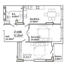 Vă propunem acest apartament cu 2 camere în Complexul Family City , .