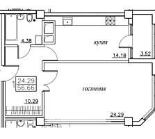 Apartament cu 1 cameră + living în cel mai deosebit proiect ...