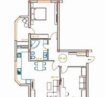 Spre vânzare se oferă apartament în varianta albă, cu 2 camere, ...