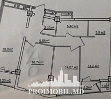 În vânzare apartament cu 3 camere în bloc nou construit Eldorado ...