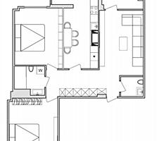 Vă propunem acest apartament cu 3 camere, sectorul Buiucani, str. ...