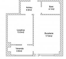 Vă propunem spre vânzare apartament în bloc nou, sectorul Râșcani, .
