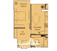 Apartament cu 1 cameră în unul dintre cele mai remarcabile proiecte ..